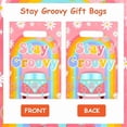 thumbnail image 6 of Serencatcher 50pcs Hippie Party Favors - Groovy Daisy Candy Goodie Treat Bags for 60s 70s Five is a Vibe Boho Birthday Decoration, 6 of 7