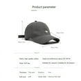 thumbnail image 4 of Adjustable Baseball Hat Denim Ball Cap Cotton Washed Fashionable for Men Women Adjustable Baseball Hat Denim Ball Cap Cotton Washed Fashionable for Men Women, 4 of 8