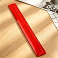 thumbnail image 4 of 1 Pcs Flexible Ruler 30cm/12in Bendable Scale Centimeter Inch Math Ruler Plastic Clear Straight Edge Ruler Soft Shatterproof Ruler for Students Classroom Adults Office Stationary (Random Color), 4 of 9