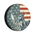 thumbnail image 2 of LNWH 4th of July Vintage Poster Art Pattern Waterproof Spare Tire Cover, Universal Spare Tire Wheel Covers 17 inch, 2 of 8