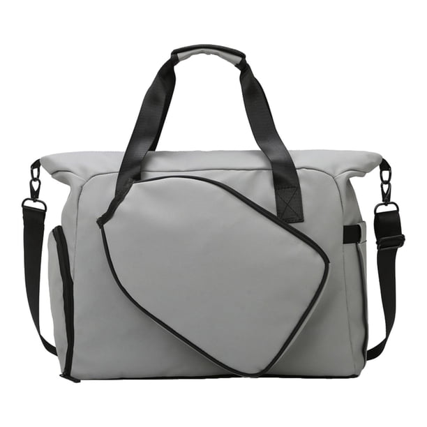 Bolsa de raqueta de pickleball Ligera de gran capacidad Bolsa de pickleball multipropósito Gris