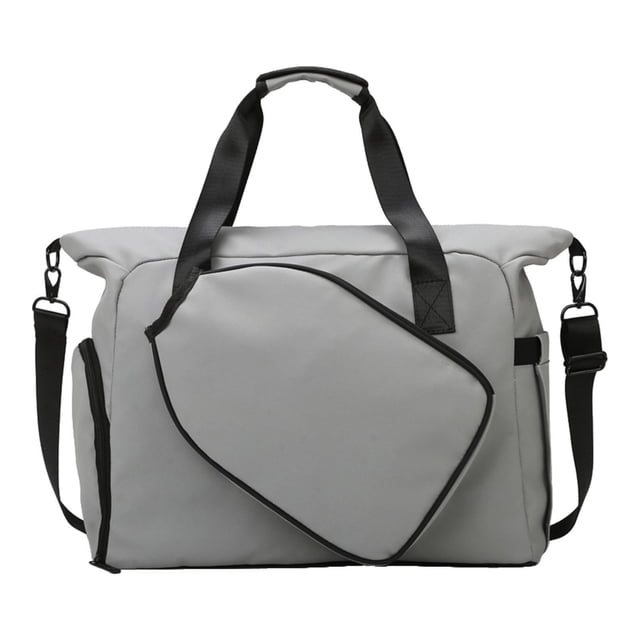 jinwen Pickleball Racket Bag Lightweight Large Capacity Multipurpose Pickleball Bag Gray