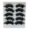 thumbnail image 1 of Pestañas naturales, pestañas postizas, pestañas cortas, pestañas postizas de visón tenues, 5 pares de pestañas postizas naturales, maquillaje natural, cejas postizas negras gruesas., 1 of 3