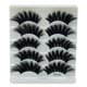 thumbnail image 1 of Pestañas naturales, pestañas postizas, pestañas cortas, pestañas postizas de visón tenues, 5 pares de pestañas postizas naturales, maquillaje natural, cejas postizas negras gruesas., 1 of 3