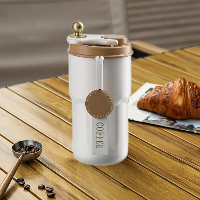 TIMIFIS Cone Wrapped Conduit Portable Car Carrying Coffee Mug Student Walkingmugstainless Steel Coffee Insulated Mug Multi-Color Available Fashionable and Versatile Must-Have Kitchen Gadgets