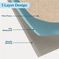 thumbnail image 4 of PETMAKER 72”x72” Extra Large Washable Pet Mat for Dog Potty Training, Whelping, or Crate Mat (Beige), 4 of 7