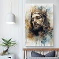thumbnail image 5 of Jesus Christ Wall Art Jesus Wearing Crown Poster Watercolor Vintage Print Art Poster Canvas Painting Decor Wall Print Photo Gifts Home Modern Decorative Posters 20x30inch(50x75cm), 5 of 6