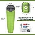 thumbnail image 5 of VILLEY Mummy Sleeping Bag, Lightweight Backpacking Sleeping Bag for Adults & Kids, Camping Hiking Equipment for 3-4 Seasons, 5 of 7