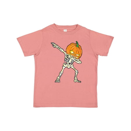 

Inktastic Halloween Dabbing Great Pumpkin Skeleton Gift Toddler Boy or Toddler Girl T-Shirt