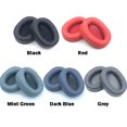 thumbnail image 2 of 1 Pair Repair Parts Earmuff Accessories Earpads Foam Sponge Ear Cushion Ear Pads Replacement BLACK, 2 of 8