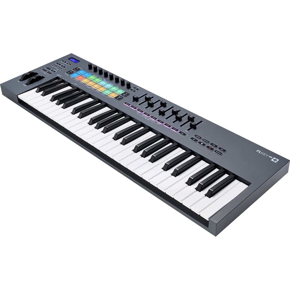 Novation AMS-FLKEY-49 FLkey 49 USB MIDI Keyboard Controller Bundle with 2 YR CPS Enhanced Protection Pack