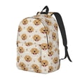 thumbnail image 1 of Disketp Labrador Retriever Dog print Canvas Backpack Lightweight Travel Daypack Student Rucksack Laptop Backpack-Medium, 1 of 5