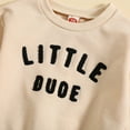 thumbnail image 2 of Quealent Baby Boy Outfits Baby Boy Fall Clothes Toddler Baby Boy Football Outfit Embroidery Sweatshirt Football Long Pants Fall Clothes Beige,2-3 Years, 2 of 5