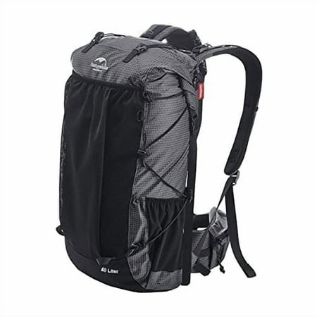 Naturehike 65L Internal Frame Backpacking Backpack, Black