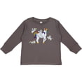 thumbnail image 3 of Inktastic Cute Unicorn Family Boys or Girls Long Sleeve Toddler T-Shirt, 3 of 5