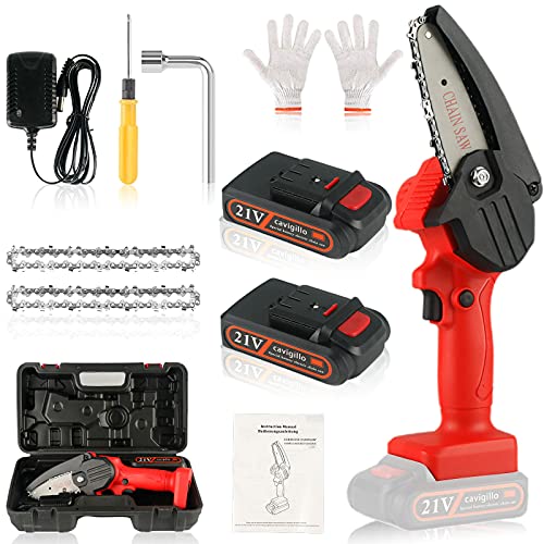 Mini Chainsaw,Mini Chainsaw Cordless,Electric Chainsaw,4 Inch Mini