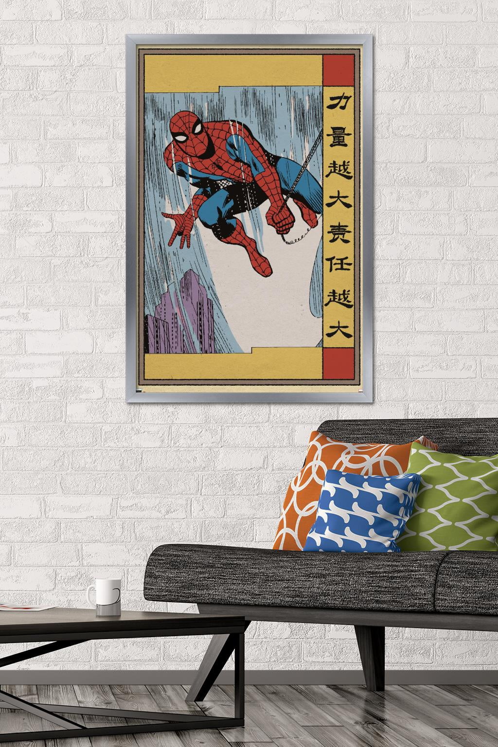 Marvel Modern Heritage - Spider-Man Wall Poster, 22.375" x 34" Framed