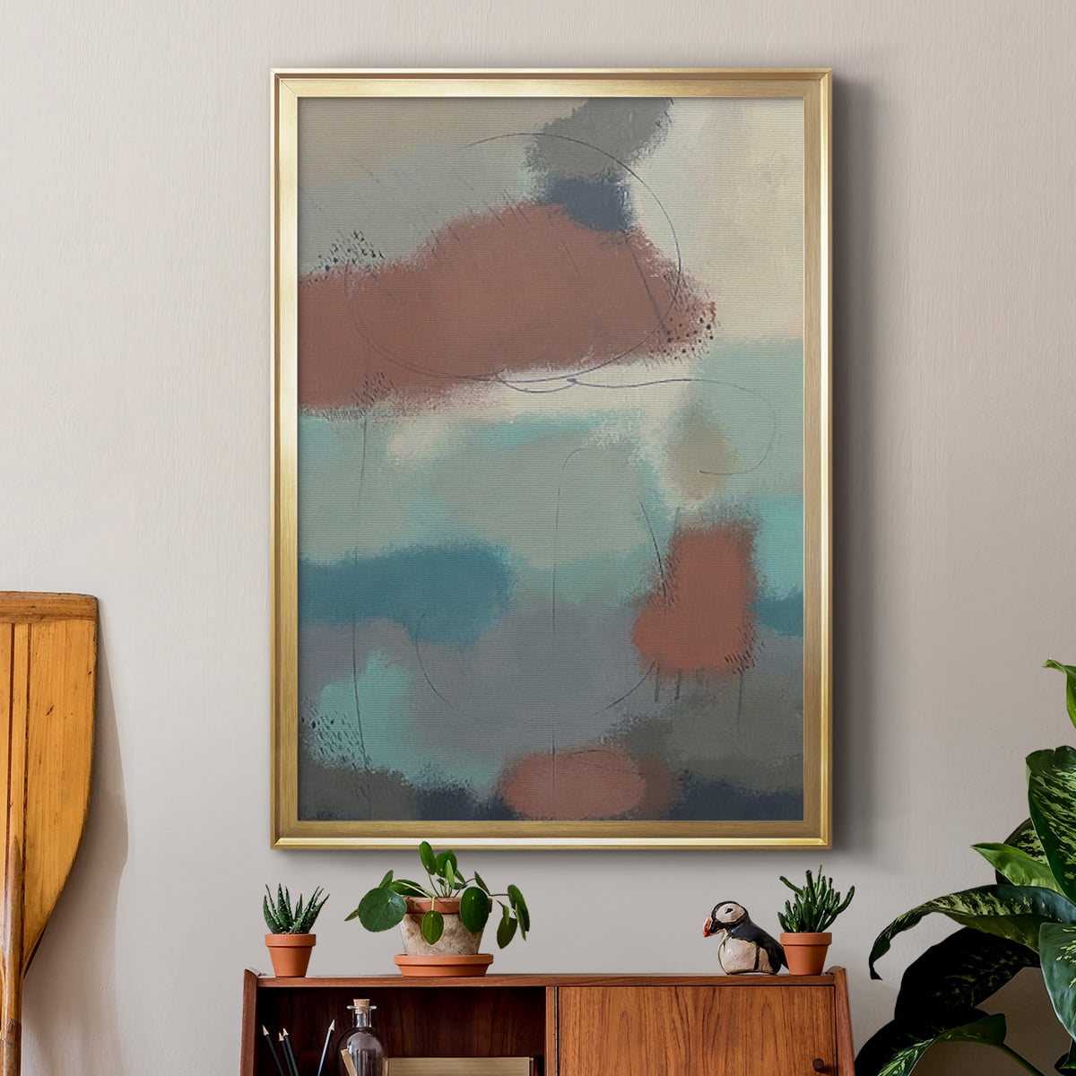 Floating By II Premium Framed Print, in Gold, Black, or Silver - Ready to Hang