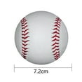 thumbnail image 3 of Pelota De Beisbol Pelota de béisbol de 7,2 cm, pelota de béisbol elástica para ejercicio, aliviar el estrés para el juego de equipo deportivo Ehuebsd  Para Estrenar, 3 of 9