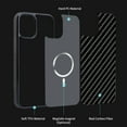 thumbnail image 4 of Magsafe Gloss Carbon & Forged Carbon Fiber TPU Phone Case for iPhone 13 Pro Max / 12 Pro Anti-fall 14 Pro Max 15ProMax Shell, 4 of 6