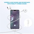 thumbnail image 4 of Auriculares USB C para iPhone 17 16 15 Pro Max iPad Pro Tipo C Auriculares con cable con micrófono y control remoto Cancelación de ruido para Pixel 8 7 6A 5 Galaxy S24 S23 S22 S21 S20, 4 of 7