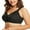 Black, variant on Exclare Women Full Coverage Plus Size Bras Lace Floral Underwire Bra(Beige,44D)