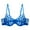 Womens Bras Blue, variant on BSDJILFG Sheer Bras for Women Full Coverage Ultra Thin Lace Mesh Bras Hollow Out Minimizer Cups