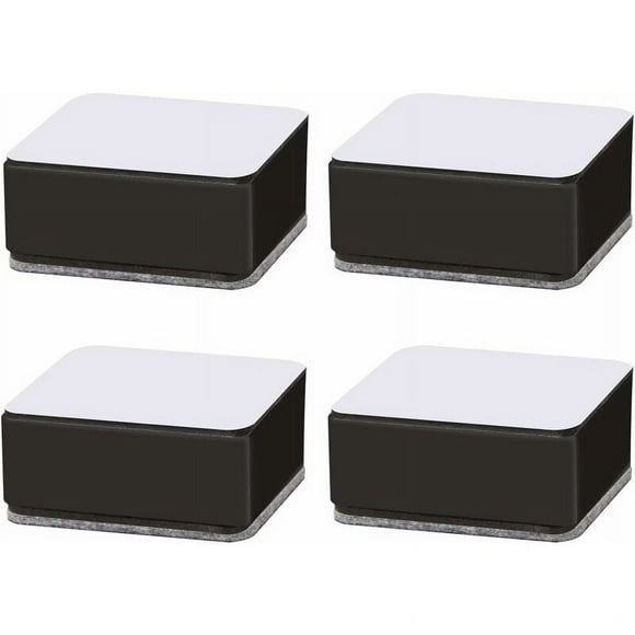Square Furniture Risers, Improves Accessibility with 1.18 Inch Lift, Provides Additional Storage Space Under Furniture