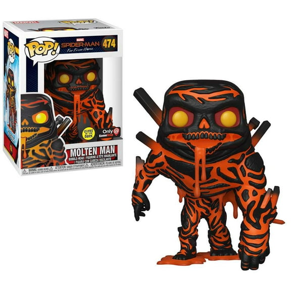 Funko POP! Marvel Molten Man Vinyl Figure [Glow-in-the-Dark]