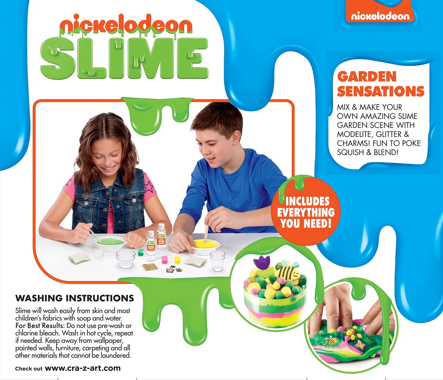 Cra-Z-Art Nickelodeon Slime, Garden Sensations