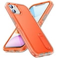 thumbnail image 3 of TECH CIRCLE for Apple iPhone 11 Hybrid Case with Kickstand, Anti-Drop Hybrid Heavy Duty Protective Cover Full Body Shockproof Rugged Military Bumper Tough Kickstand Cover,M, 3 of 9