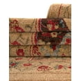 thumbnail image 6 of Unique Loom Edinburgh Collection Area Rug - Tulip (6' 1" Round Tan/Red), 6 of 7