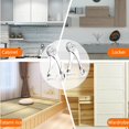 thumbnail image 3 of 2 Pcs Qrity Support de Levage de Porte de Meuble - Angle d'Ouverture 75°/90°/110°, 3 of 4