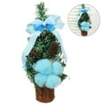 thumbnail image 3 of pitrice Mini Arbre de Noël de Table Décoration de Bureau à Domicile, Type Coton, 3 of 7
