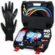 thumbnail image 4 of FELTECHELECTR juego de manómetros para colector de CA, kit de recarga de refrigerante para aire acondicionado, juego de manómetros para CA, manómetros HVAC con mangueras, 4 of 6