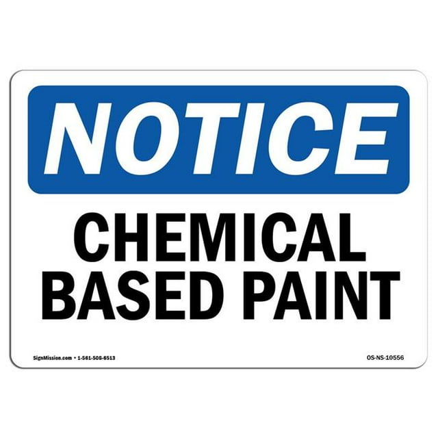 SignMission OS-NS-A-1218-L-10556 12 x 18 in. OSHA Notice Sign - Chemical Based Paint