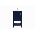 thumbnail image 1 of Elegant Decor VF16018BL 18 in. Traditional Single Bathroom Vanity, Blue, 1 of 1