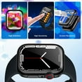 thumbnail image 4 of FFIY 2-Pack Screen Protector Case Compatible with Apple Watch Series 7 41mm / 45mm, Soft TPU Full Coverage Protective Cover Bumper Compatible with iwatch 7 Smart Watch for Women Man, 4 of 7