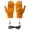 Yellow, variant on Luxtrada 1 Set Electric Gloves USB Heating Touch Screen Full Finger Winter Thermal Gloves,Black