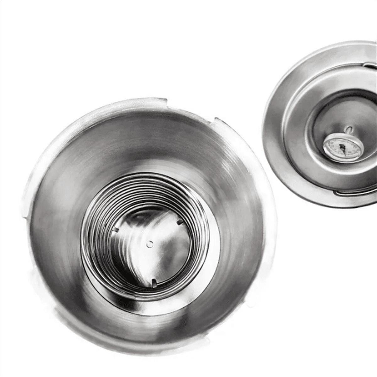 Stainless Steel Ham Maker Machine with Thermometer, Meat Poultry Kitchen Cooking Tools