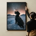 thumbnail image 6 of Starry Night Canvas Inspired Tibetan Terrier Dog Pet Family Friend Peace Oil Painting Art Print Poster Wall Decor, 6 of 6