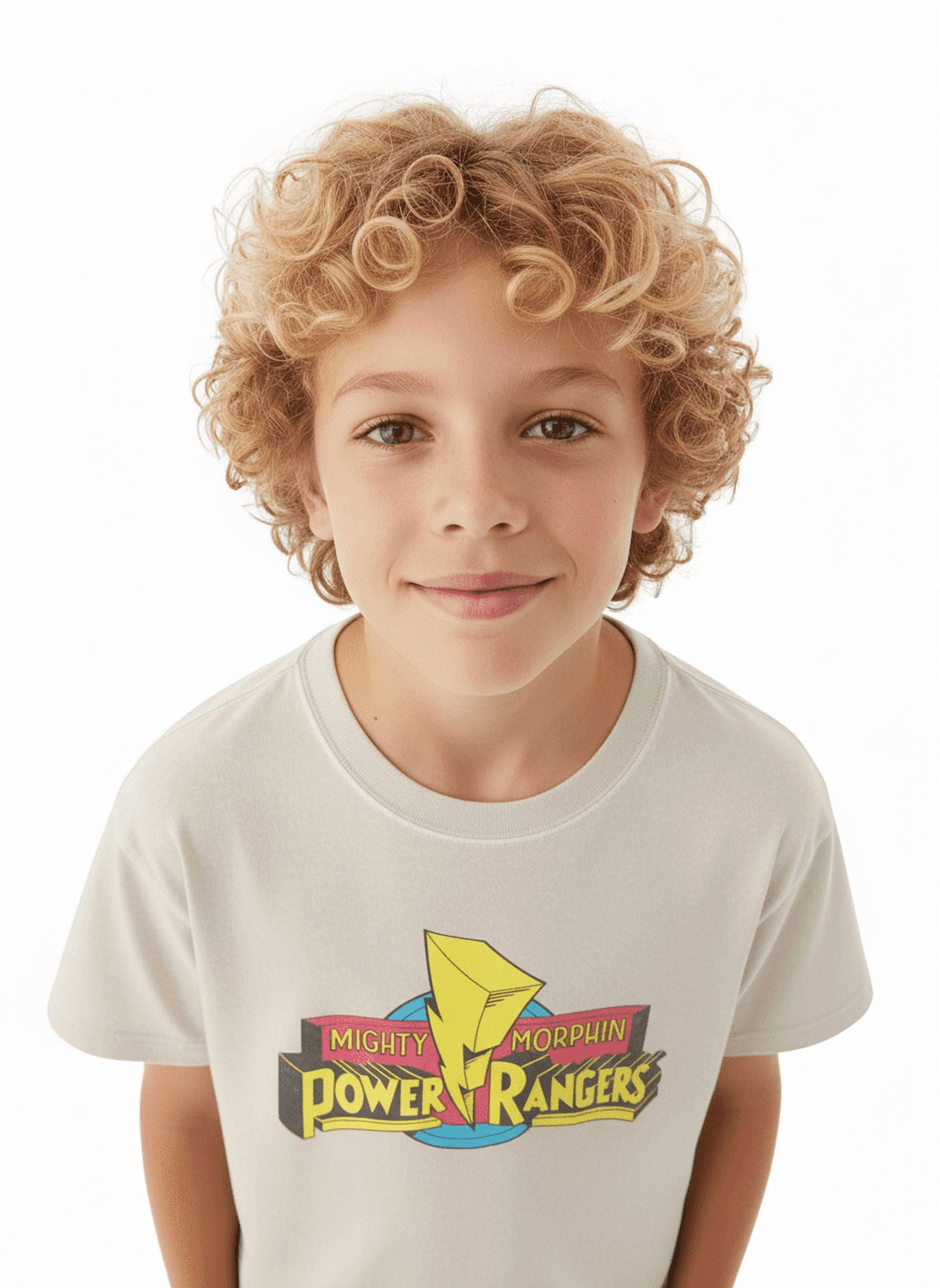 Power Rangers Boys Mineral Wash Mighty Morphin Graphic Tee, Sizes 4-18