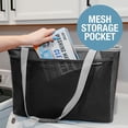 thumbnail image 5 of CleverMade Collapsible Laundry Tote MAX - Shadow Gray/Stone Gray (2PK), 5 of 7