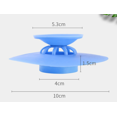 thumbnail image 3 of Drain Stop, Bath and shower drain with hair catcher function, White color, 3 of 4