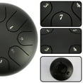 thumbnail image 3 of Flmtop 8 Notes 6 Inches Tongue Tank Panda Drum Steel Percussion with Bag and Mallets for Adult Kids Beginner Pros, 3 of 7