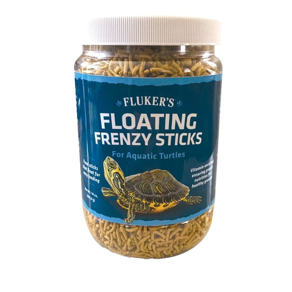 Fluker Bâtons Flottants Frénésiques Farms pour Tortues Aquatiques - 14 oz RFK70133