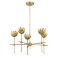 thumbnail image 5 of Meridian M100131MBK 5-Light Chandelier in Matte Black, 5 of 7