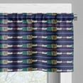 thumbnail image 3 of Ambesonne Abstract Window Valance, Grunge Doodle Stripes, 54" X 18", Multicolor, 3 of 5