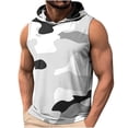 thumbnail image 2 of LWITHSZG Workout Tank Tops for Men Gym Bodybuilding Camo Hoodie Beach Vacation Camouflage Sleeveless Shirts Summer Outfits S-3XL, 2 of 9