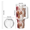 thumbnail image 4 of Pofeuu Lilies Flowers Print 40oz Ice Bully With Handle And Straw Stainless Steel Vacuum Insulated Cup And 2 In 1 Straw Lid, 4 of 8
